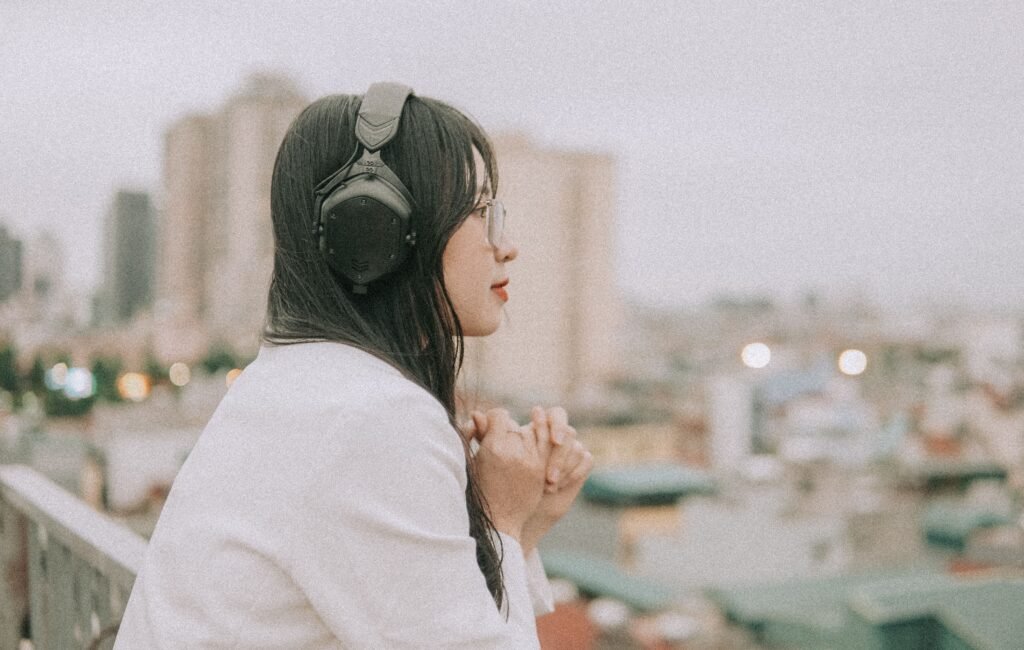 Listening to music is a small moment of recovery from stress