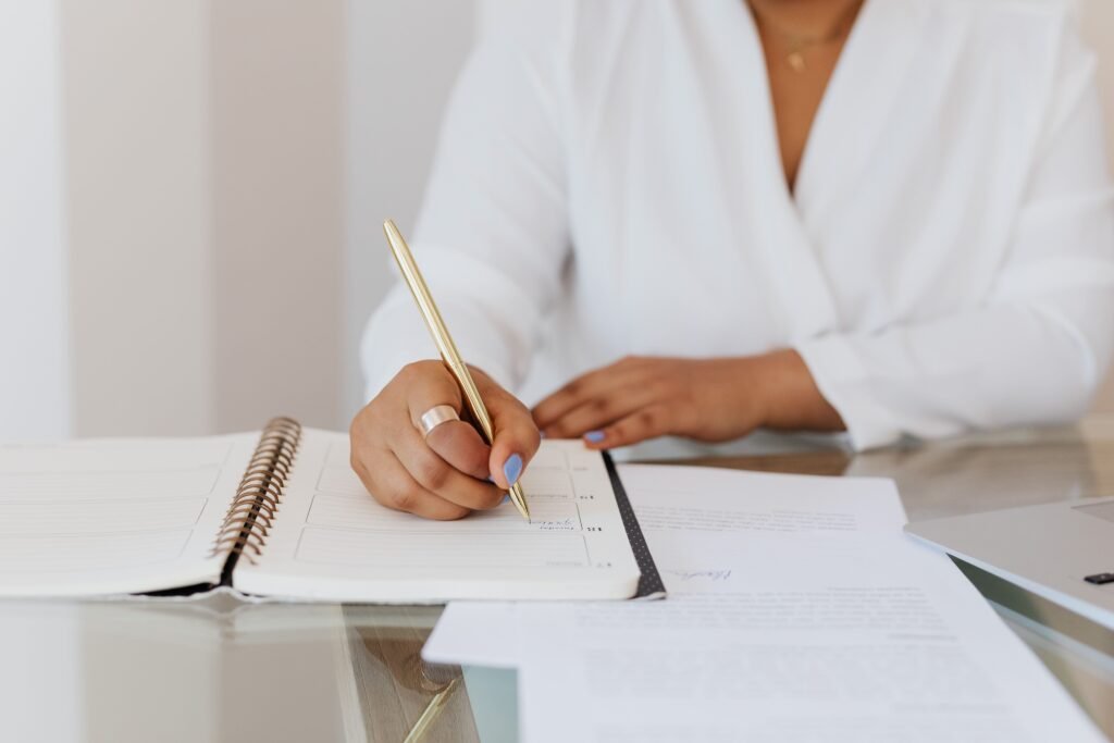 Woman taking action and booking a health appointment